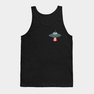 Lesbian Pride Alien (Orange Flag) Tank Top